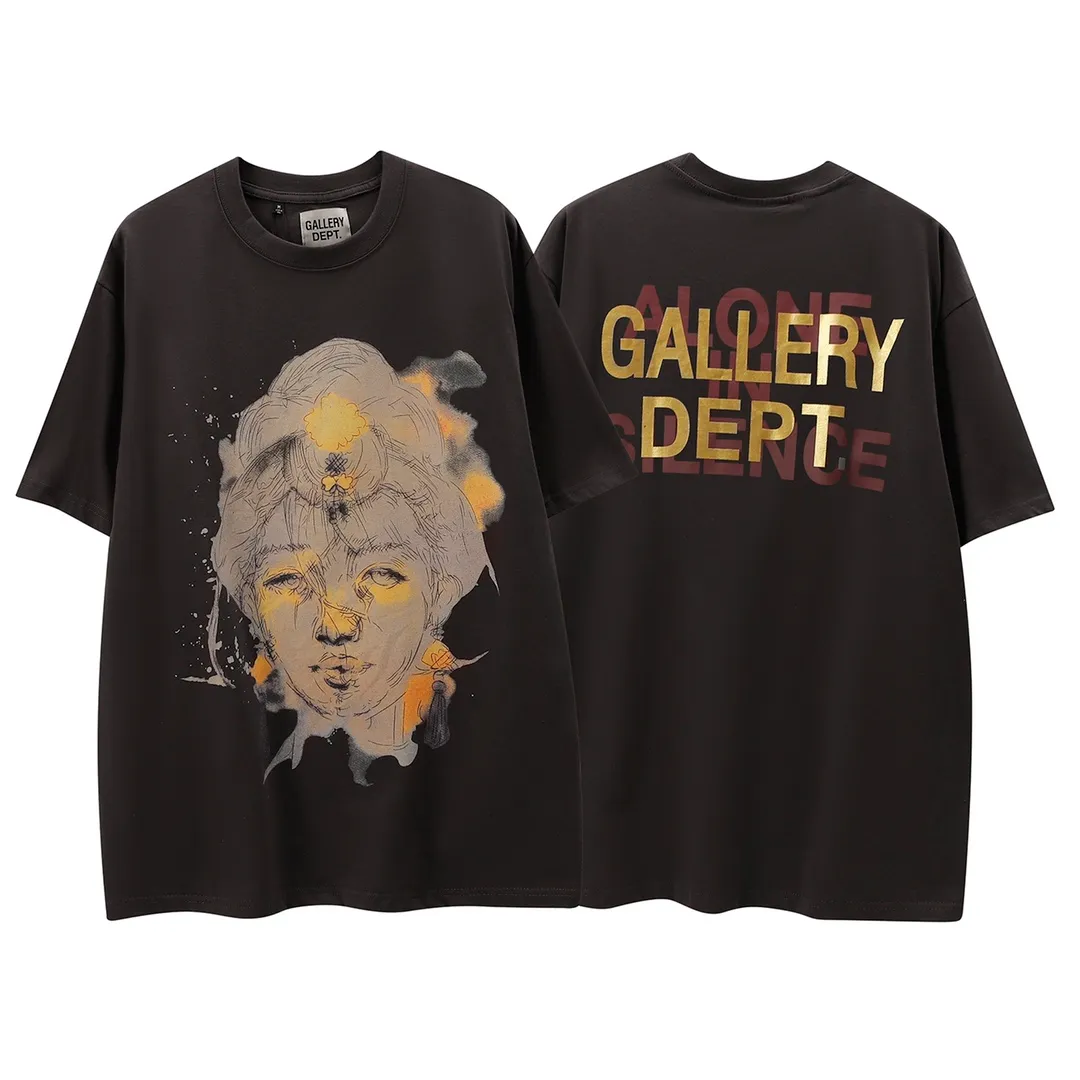 GALLERY. DEPT new short-sleeved T-shirt Style number: D2356 P116 Color: Black Size: S M L XL